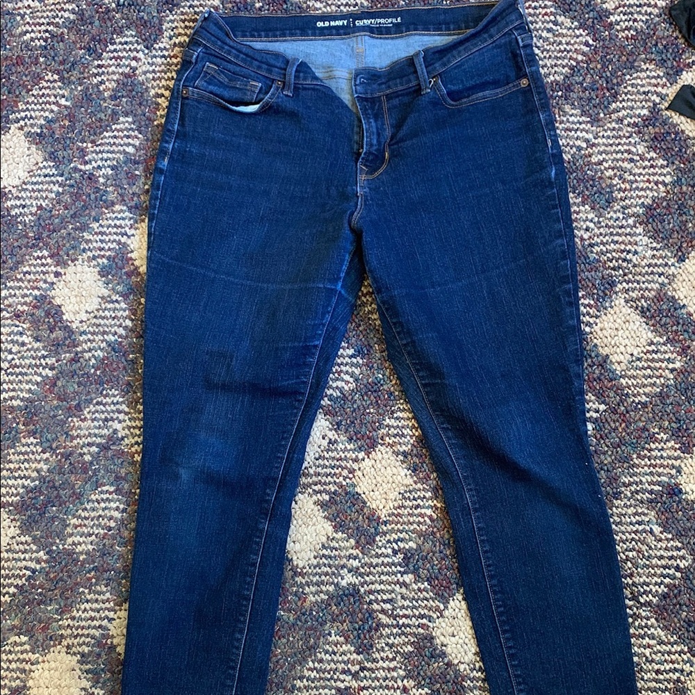 Dark Wash Old Navy Jeans in 12 Short